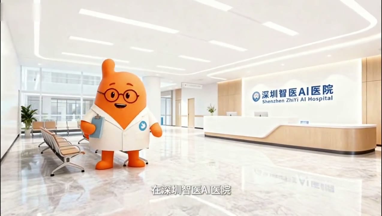 智医AI医院概念演示画面